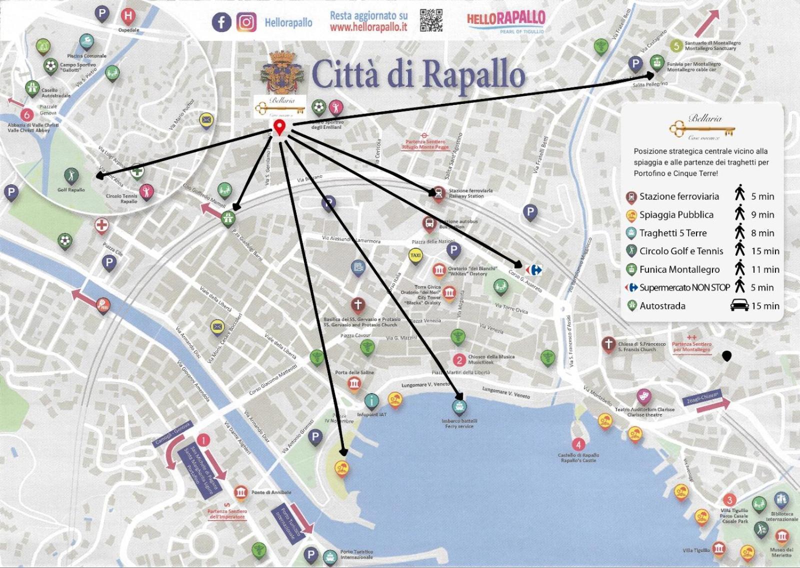 Апартаменти Bellaria Casa Indipendente-Giardino Privato-Free Parking-Wifi-Strategic Location 5 Terre-Portofino Рапалло Екстер'єр фото